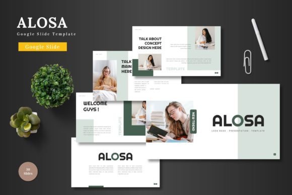 Evaluating the Alosa Google Slide Template for Professional Presentations