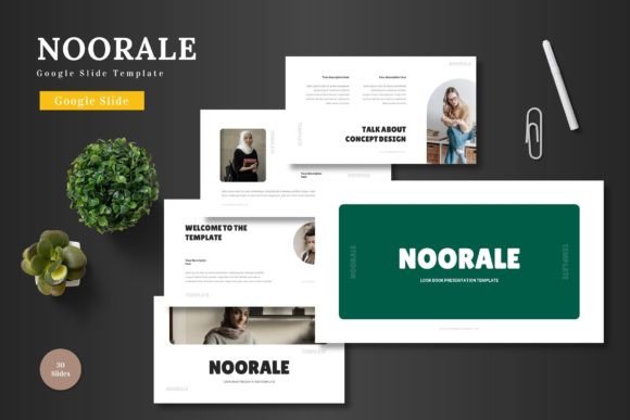Evaluating the Noorale Google Slide Template for Professional Presentations