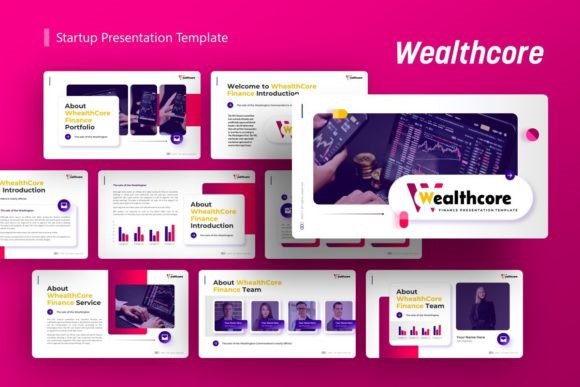 Finance Presentation - Wealthcore: A Modern Template for Communicating Value