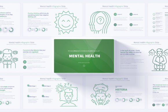 Mental Health PowerPoint Infographics for Effective Communication